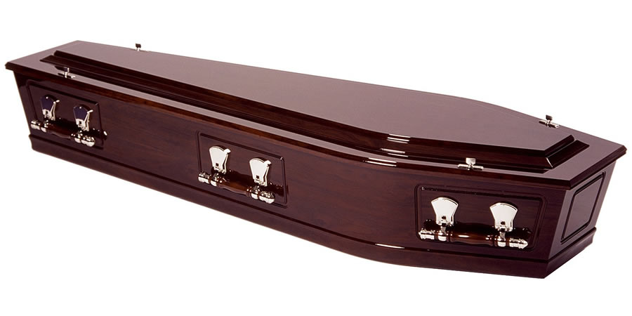 Rutherford Rosewood Coffin/Casket