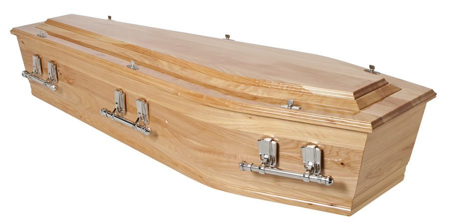 Solid Macrocarpa Coffin/Casket