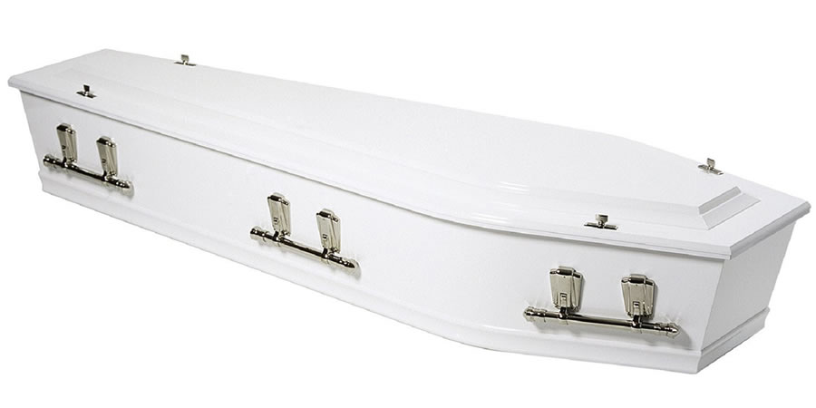 Status White Coffin/Casket