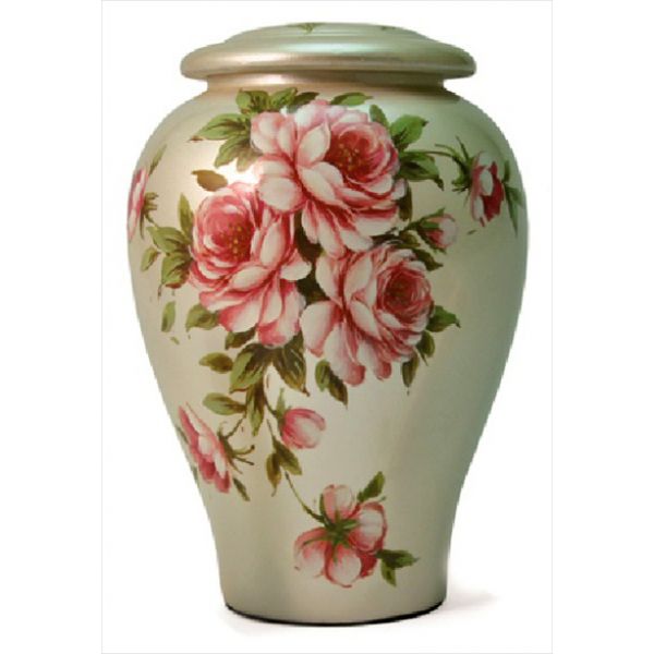 Ceramic Rose Bouquet Urn