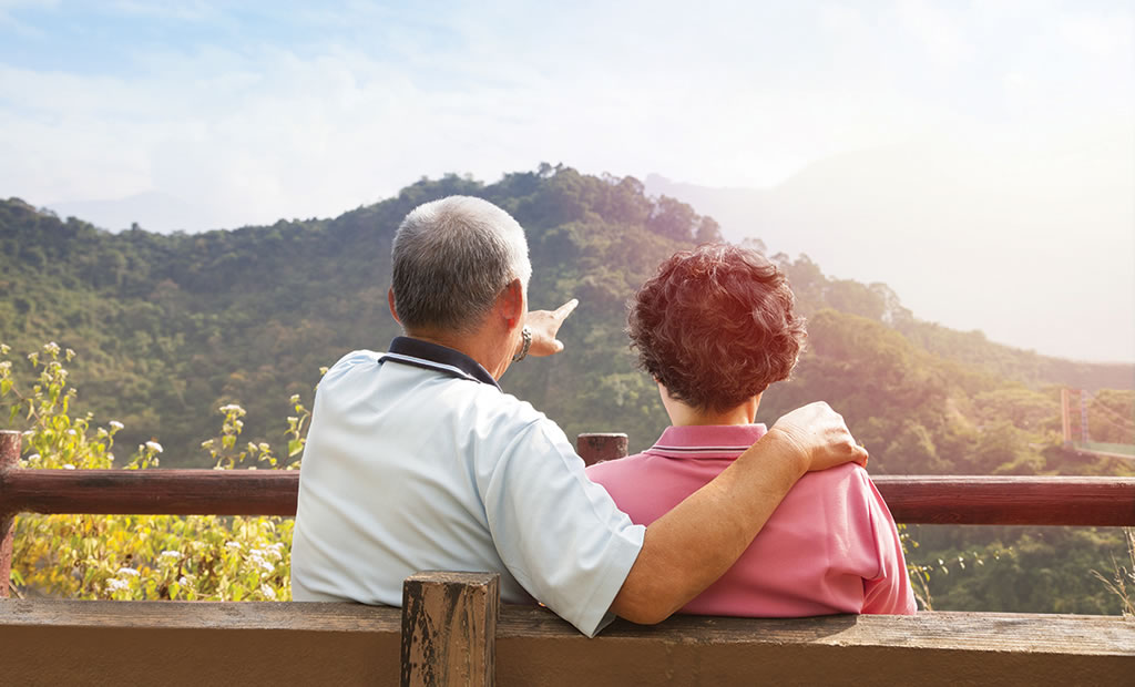 Retired couple pre planning a Funeral